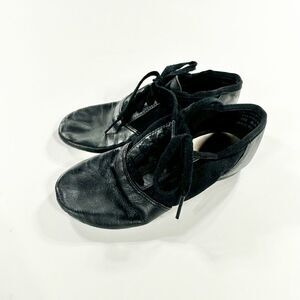 Capezio black jazz dance shoes 4